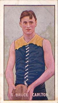 1905-06 Sniders & Abrahams Standard Cigarettes VFL (Series B) #NNO George Bruce Front